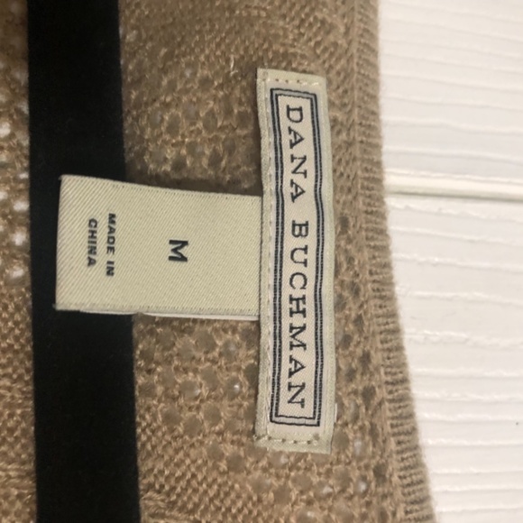 Dana Buchman Tan Asymmetrical Sweater - Picture 2 of 3